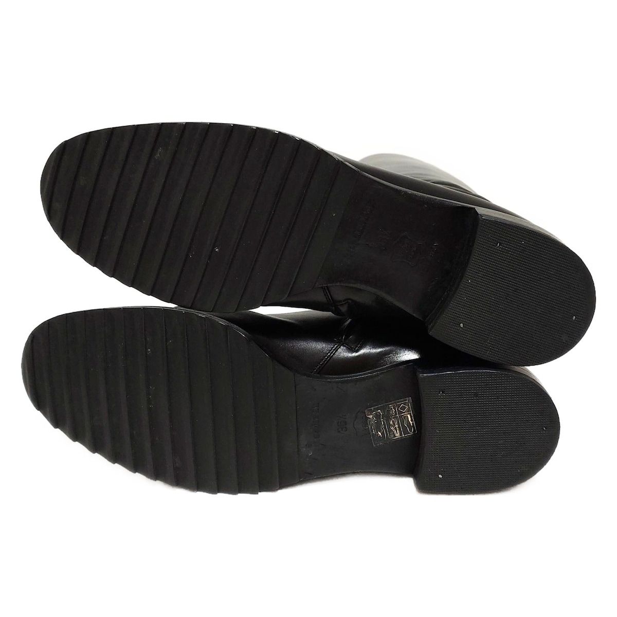 ジルサンダー ロングブーツ 36 1 2 レディース - 黒 レザー