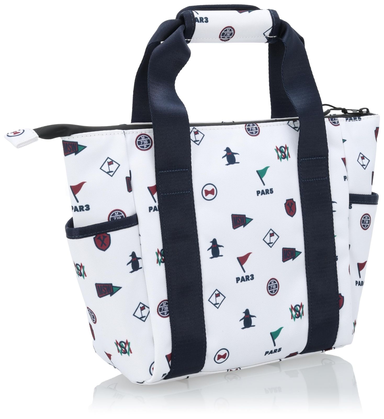 マンシングウェア カートバッグ 保冷裏地付 飛び柄 かわいい 日常使い ゴルフ MQCXJA52