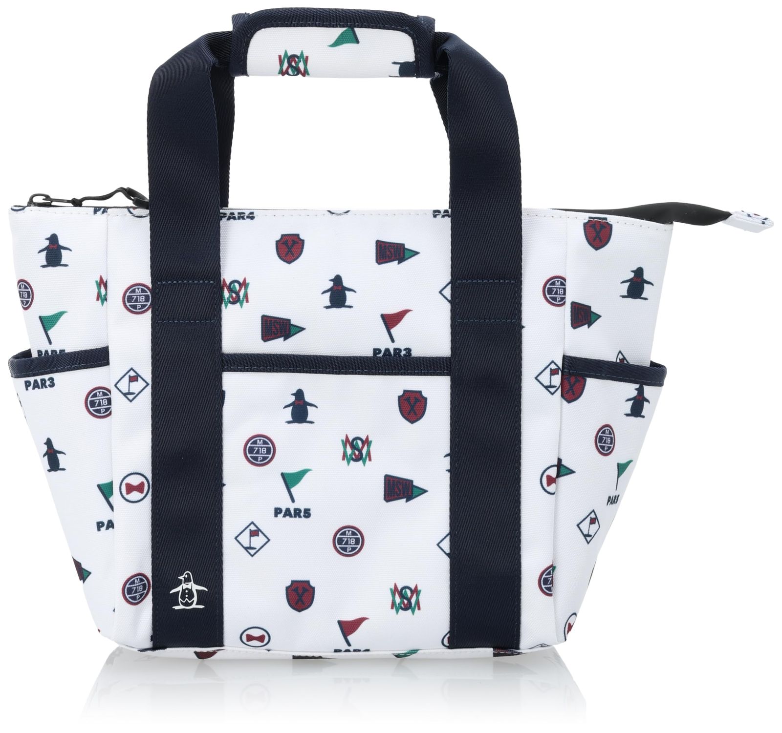 マンシングウェア カートバッグ 保冷裏地付 飛び柄 かわいい 日常使い ゴルフ MQCXJA52
