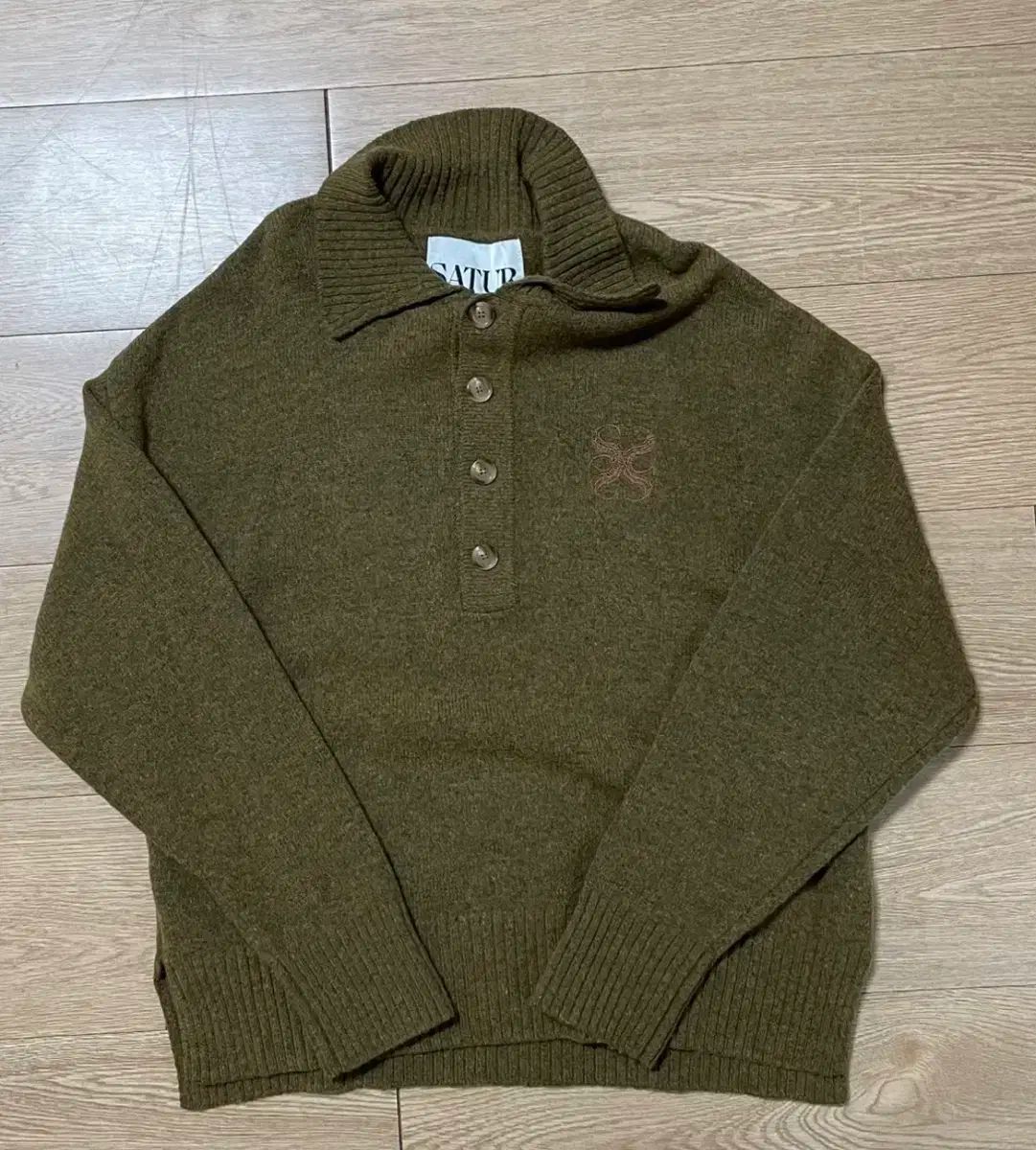 SATUR セター アール ニット ブラウン M