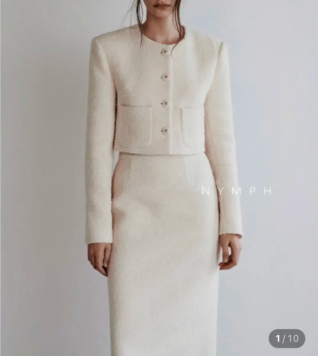 ニムフ COOKY ツイード ジャケット TWEE スカート セット