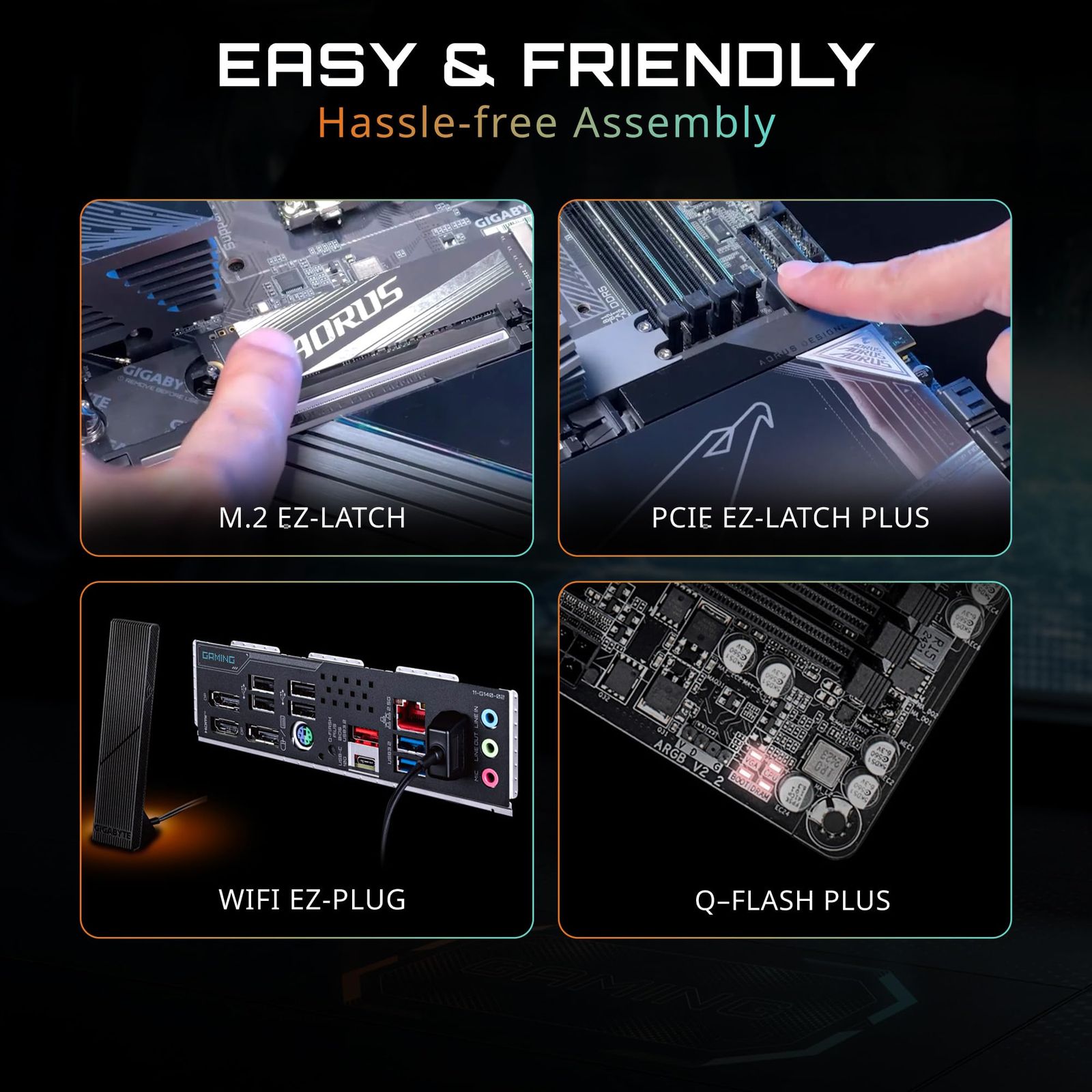 B 850 EAGLE WIFI 6 E AMD Ryzen 用 ATX ゲーミングマザーボード MB 6675