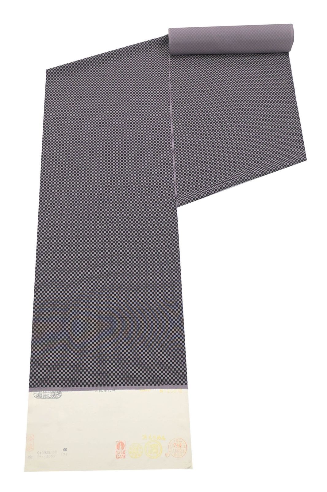 京摺り友禅小紋着尺 工芸キモノ 野口