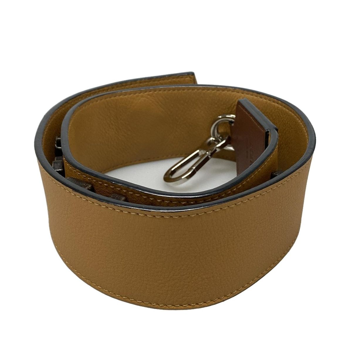 LOEWE ロエベ ショルダーストラップ ロゴストラップ 109.30AB34 ライトブラウン×ブラウン×マルチ レザー