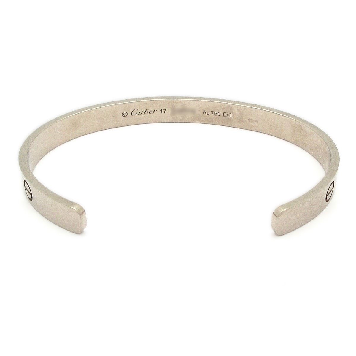 カルティエ バングル Cartier(カルティエ) バングル ラブブレスオープンバングル K18WG