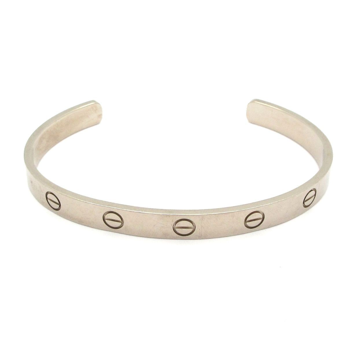 Cartier(カルティエ) バングル ラブブレスオープンバングル K18WG