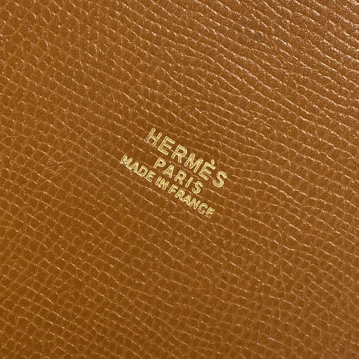 アイボリー×ブラウン ゴールド金具