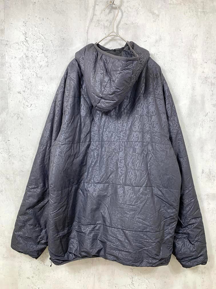 STUSSY ステューシー ヴィンテージ リバーシブル 中綿 ジャケット 黒 メンズ