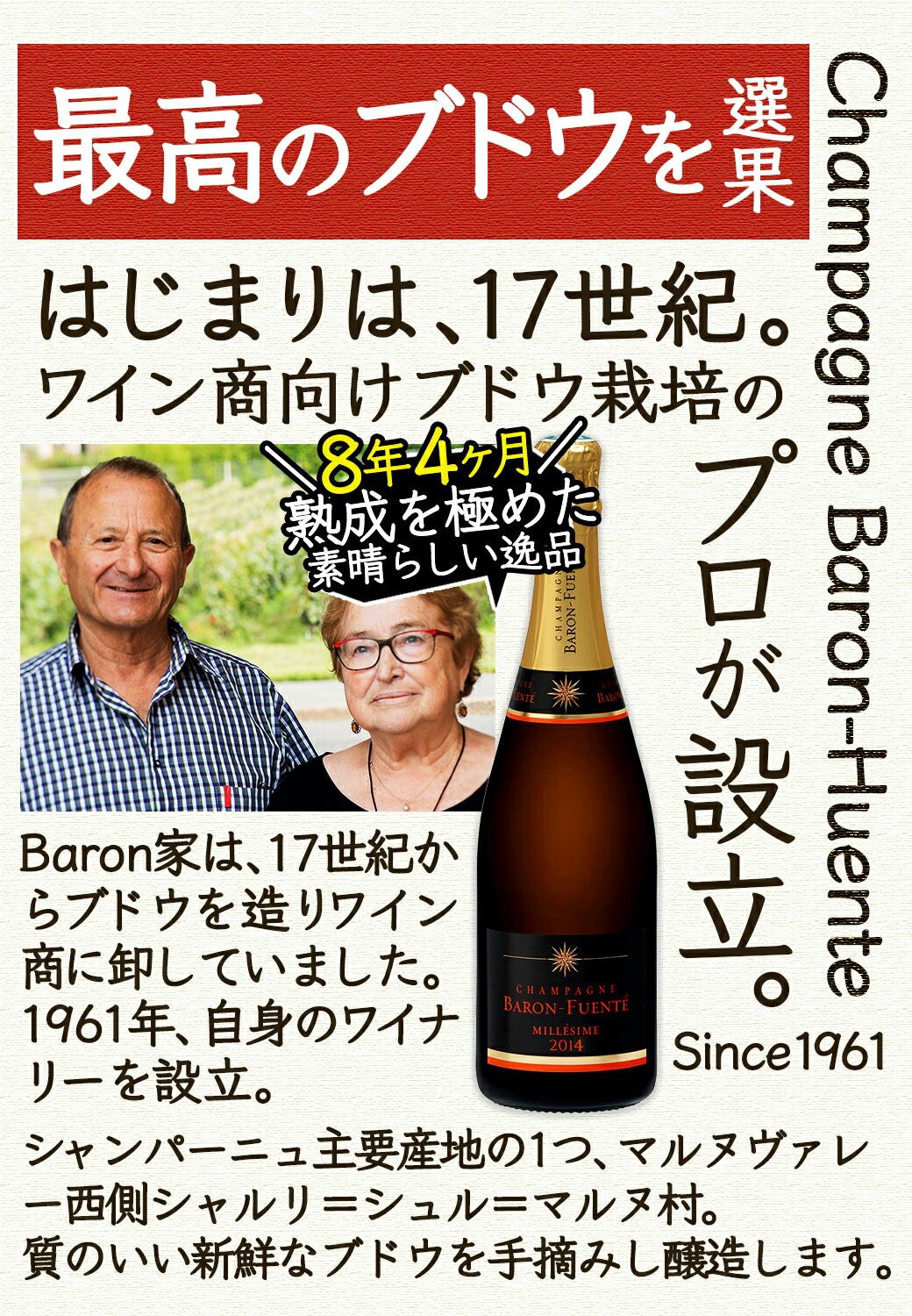 【WA95点】バロン　フエンテ 2013 グラン・ミレジメ 飲料・酒 ワイン シャンパーニュ バロン フエンテ グラン ミレジメ
