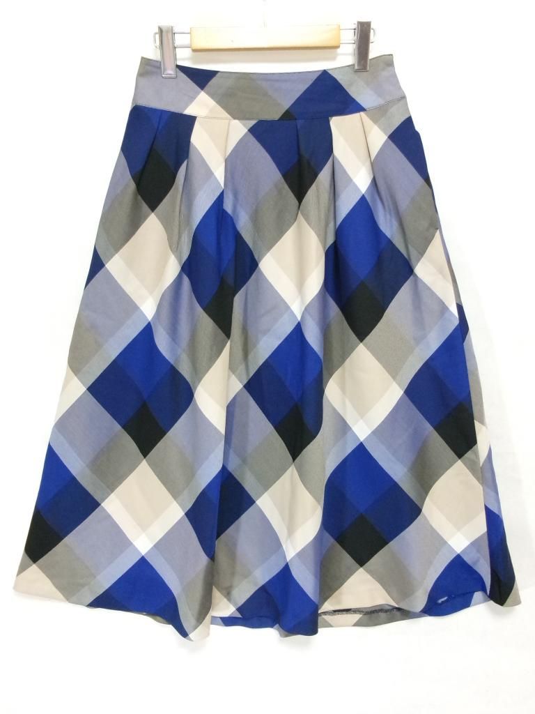 BLUE LABEL CRESTBRIDGE ブルーレーベルクレストブリッジ スカート フ チェック み 38 975620
