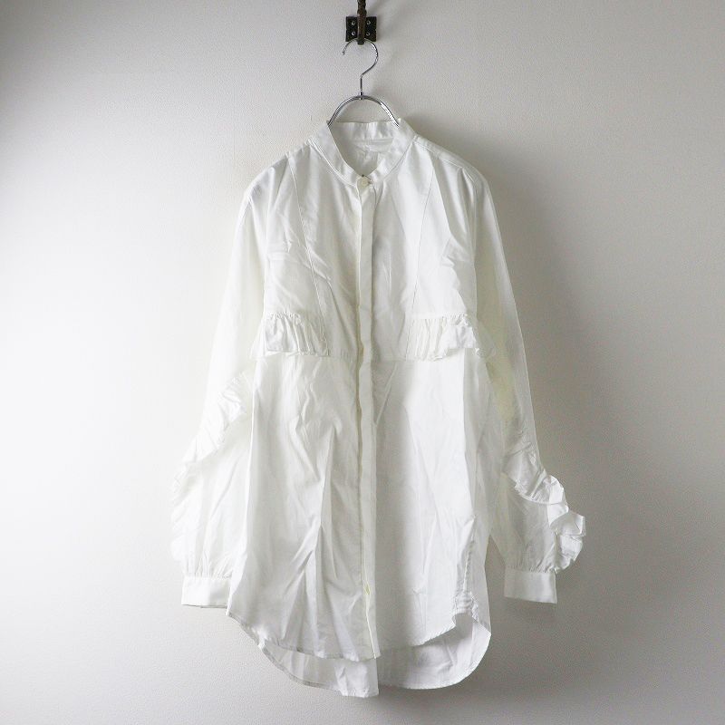 6(ROKU) BOURRIENNE PARIS Xブリエンヌパリ フリルシャツ BOURRIENNE Paris X(ブリエンヌ パリ)