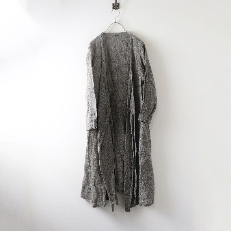 【未使用】　R&D.M.Co-オールドマンズテイラー　リネン　羽織り オールドマンズテーラー R&D.M.Co- リネンタイローブ＼ブラック系