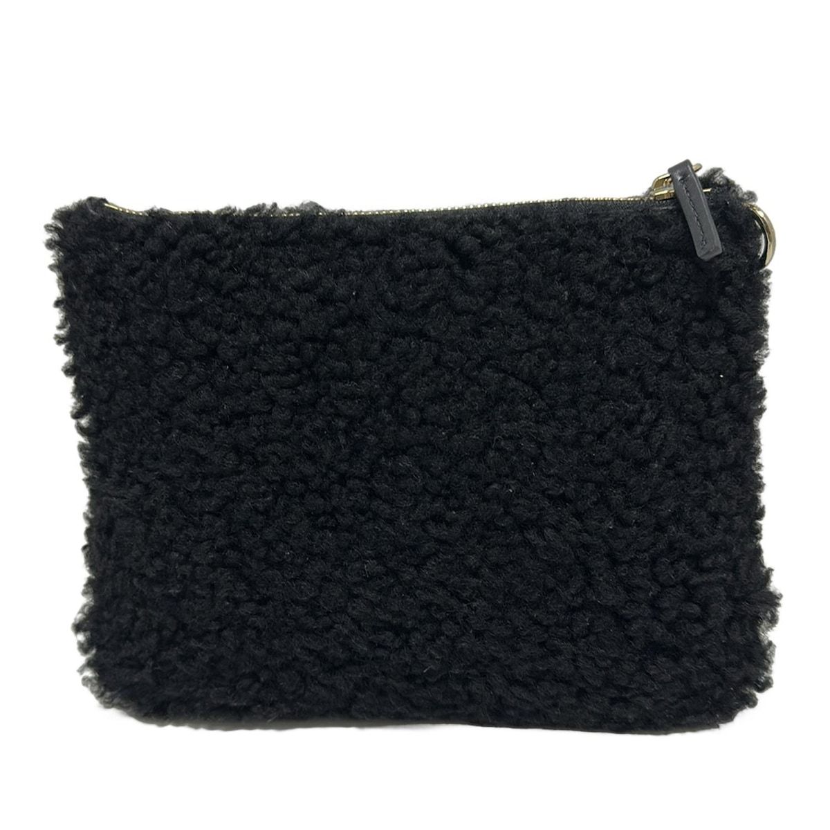 黒×ゴールド ムートン