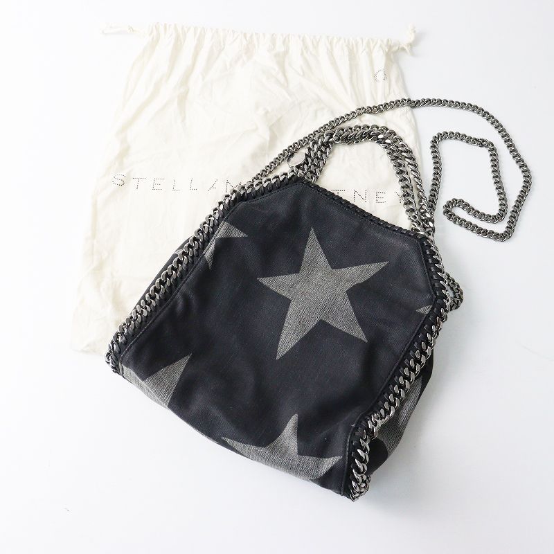 ステラマッカートニー STELLA McCARTNEY ファラベラ 2WAY チェーン ショルダーバッグ |ブラック ハンドバッグ 2400014667448