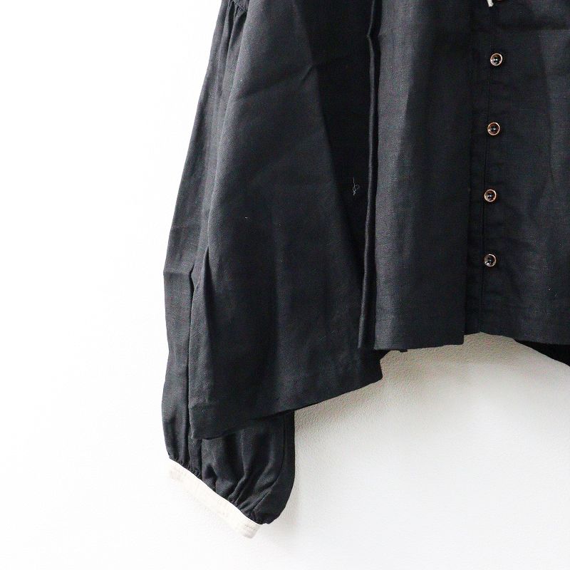 2022SS ネストローブ nest Robe リネンショートスモックブラウス F