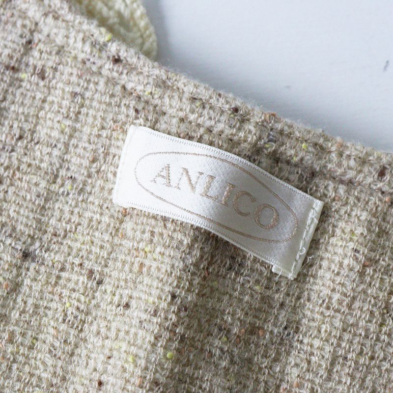 さえら アンリコ ANLICO ウール レースニット ノースリーブ チュニック