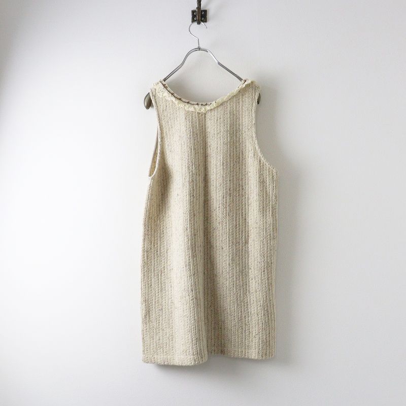 さえら アンリコ ANLICO ウール レースニット ノースリーブ チュニック