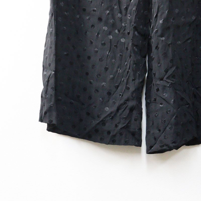 ビアズリー BEARDSLEY ドットジャガードパンツ F｜ブラック ボトムス