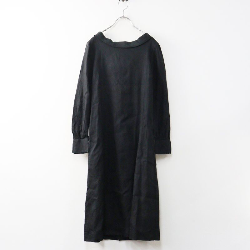 リゼッタ Lisette シルクリネン2wayワンピースコート＼ブラック ドレス