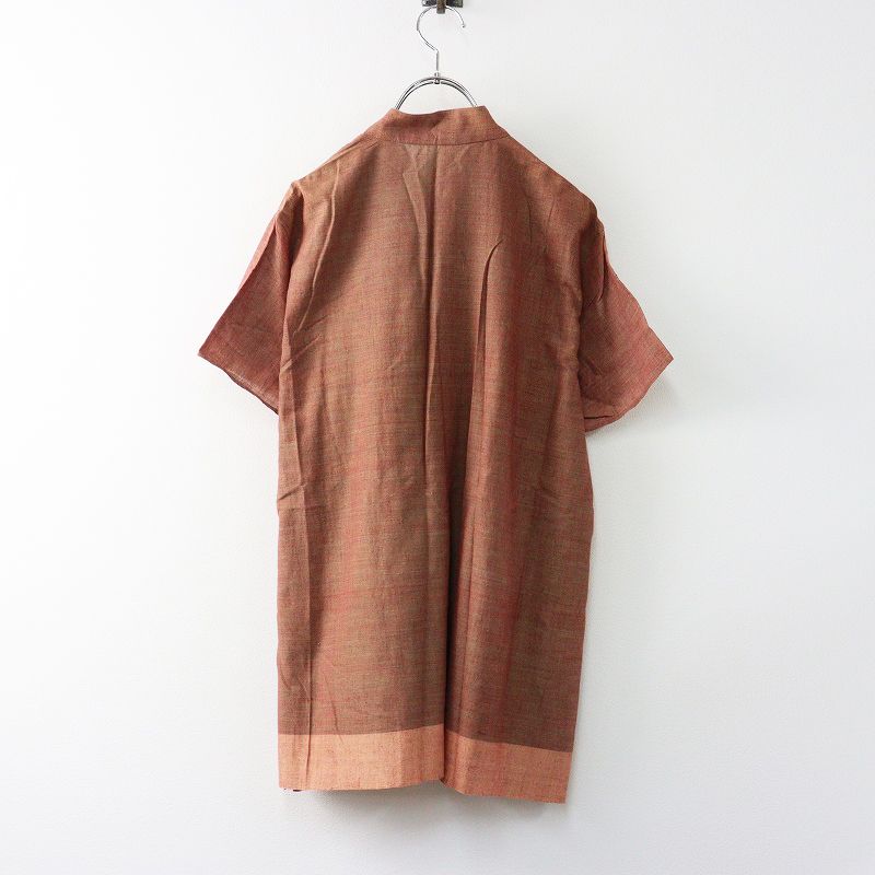 ヨーガンレール JURGEN LEHL コットン スタンドカラー 半袖 シャツ