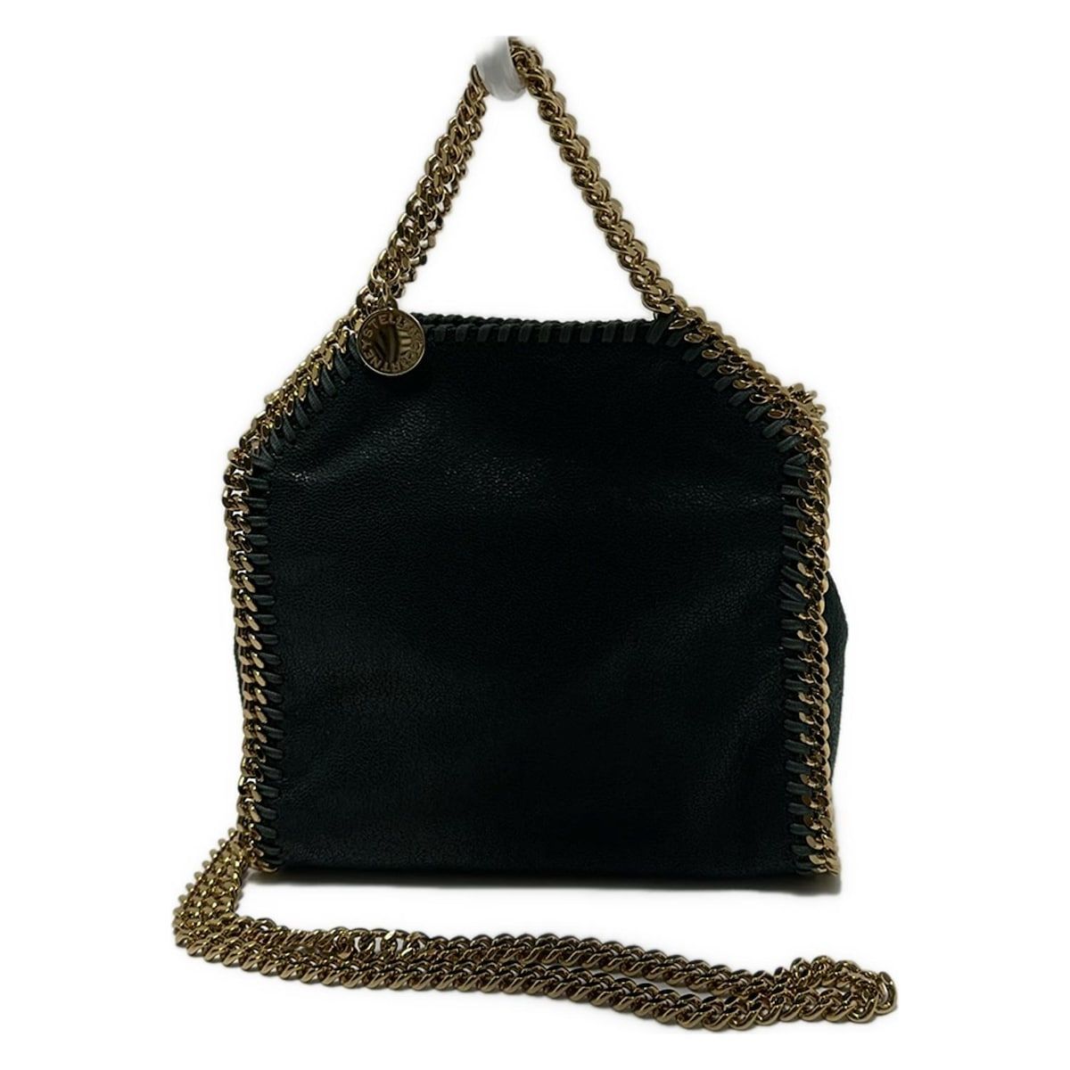 ステラマッカートニー ショルダーバッグ タイニーファラベラ 391698 ダークグリーン×ゴールド 2way チェーンショルダー ミニバッグ