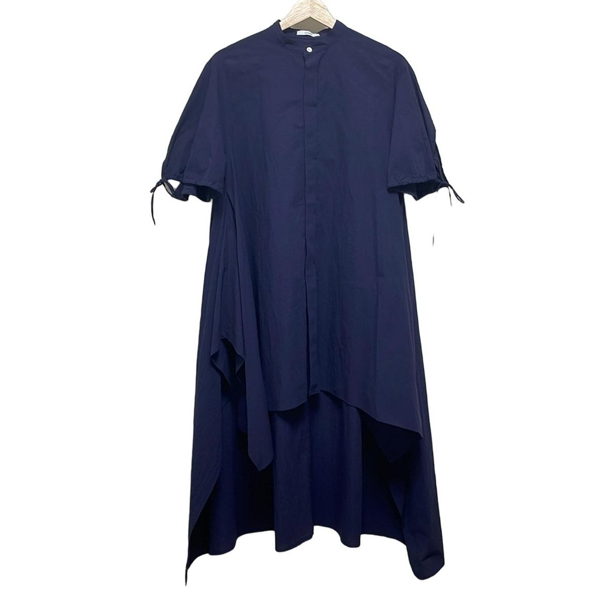 FEMMENT ファモン ワンピース サイズ3 L レディース - ネイビー 半袖 ロング シャツワンピ