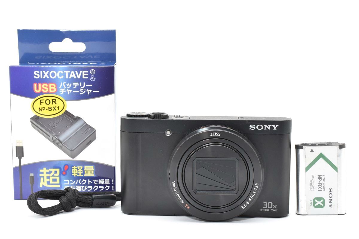 |SONY Cyber-shot DSC-WX500 光学30倍ズーム 1820万画素 ブラック デジタルカメラ|Y050