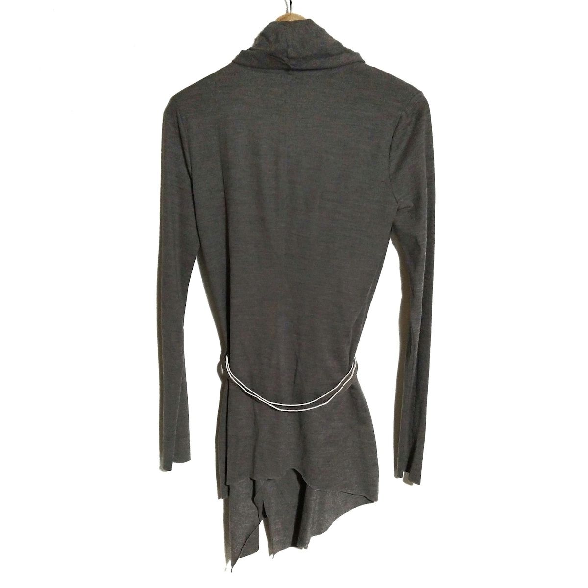 Helmut Lang ヘルムートラング カーディガン サイズS レディース - ベージュ 長袖 ロング丈