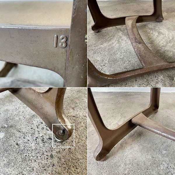 USA製 ビンテージ スクール チェア 2脚セット 木製×スチール製 子供