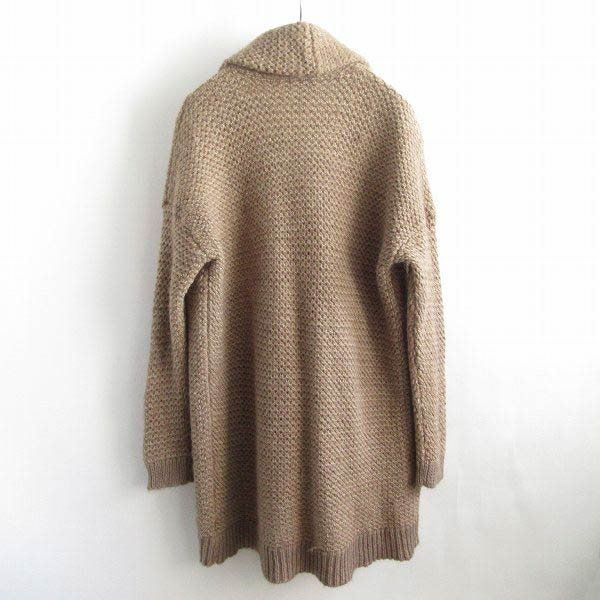 LAUREN ラルフローレン ショール ロング カーディガン レディースL-XL ニット セーター D147-19-0001XV