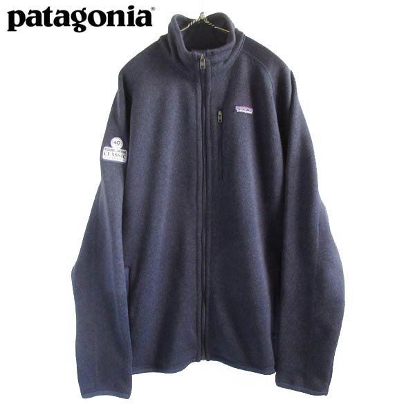 製 patagonia パタゴニア ベターセーター フルジップ ジャケット紺系 L 企業物 ネイビー D150-18-0012ZV