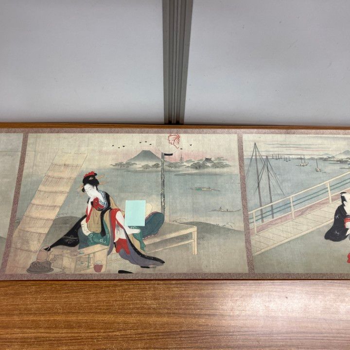 △01)【1点限り!】秘蔵浮世絵集成 鳥文斎栄之・春情四季画巻/限定1145