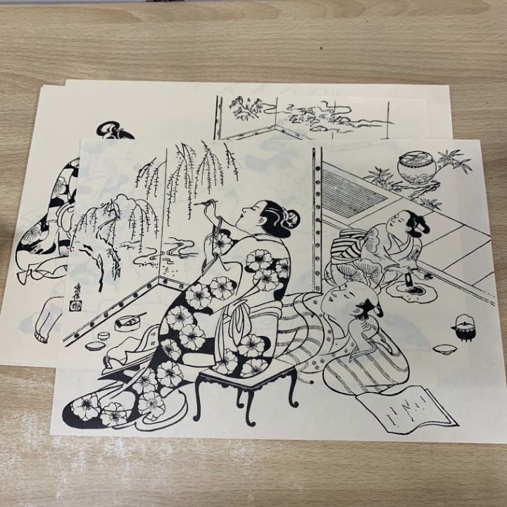 □02)【1点限り!】浮世絵秘蔵名品集 全4冊セット/学習研究社/歌まくら