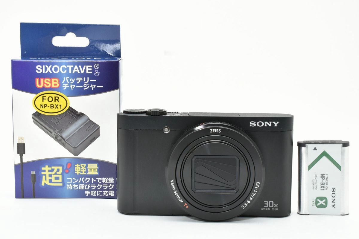 | SONY Cyber-shot DSC-WX500 光学30倍ズーム 1820万画素 ブラック デジタルカメラ|Y051