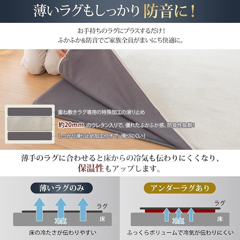 厚20mm 低反発ラグ