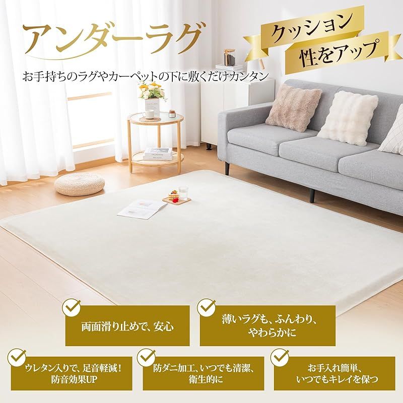 ラグ 下敷き