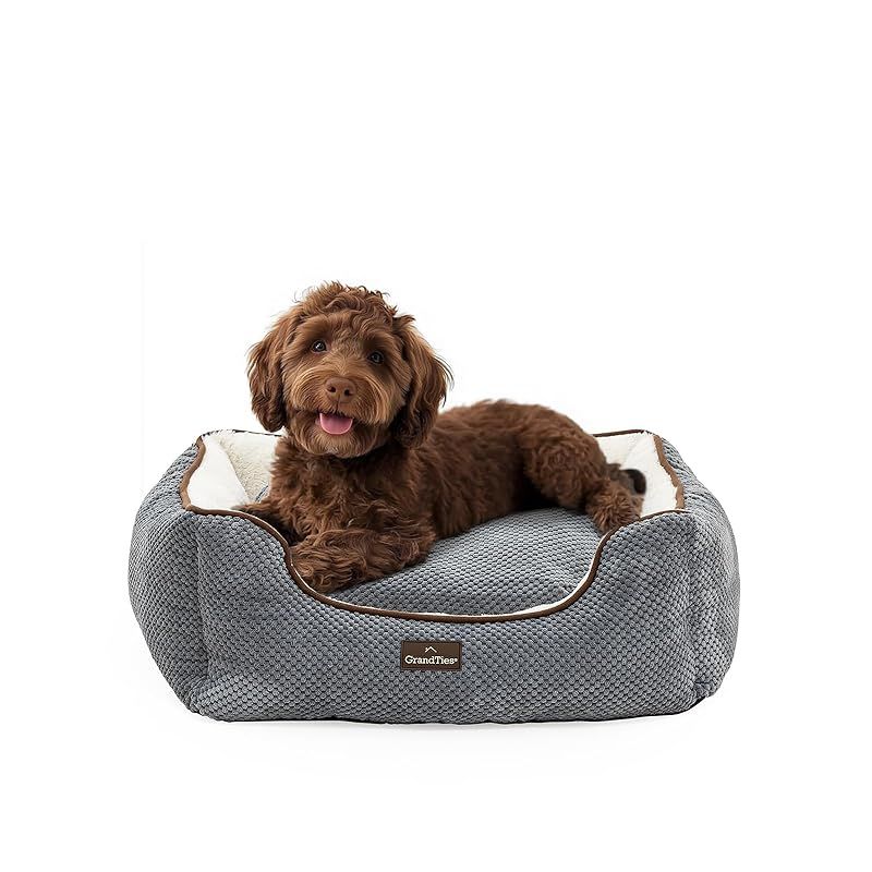 在庫 GrandTies グランタイズ ペットベッド カドラー グレー S