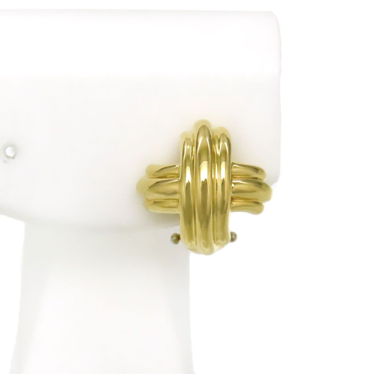 ティファニー シグネチャー イヤリング 片耳用 750 K 18 YG レディース TIFFANY-Co. ジュエリー