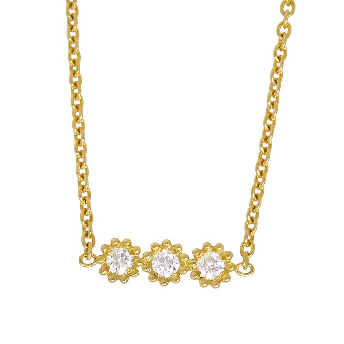 ディオール ミミローズ ブレスレット 3 Pダイヤモンド 17.5 _0000 Au 750 K 18 YG レディース Dior ジュエリー