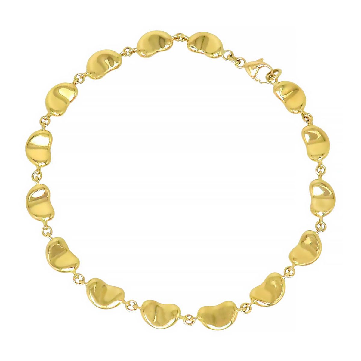 ティファニー ビーン ブレスレット 18.5 750 K18YG レディース TIFFANY-Co. ジュエリー