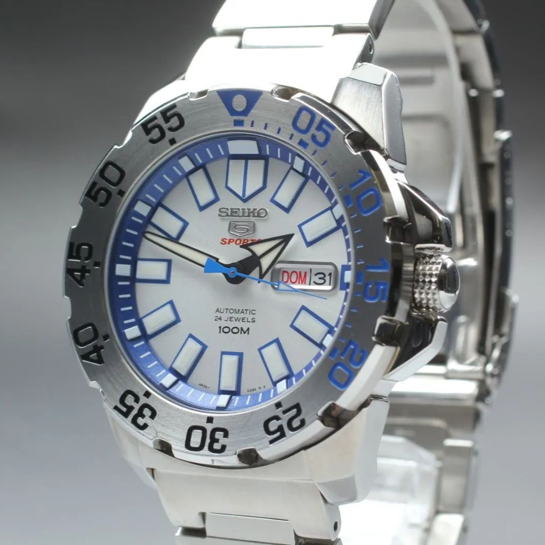 新品】SEIKO5 100m防水 自動巻き SRP481K1 メンズ 楽天市場】【逆輸入 SEIKO5】セイコー5 スポーツ メンズ 自動巻き式