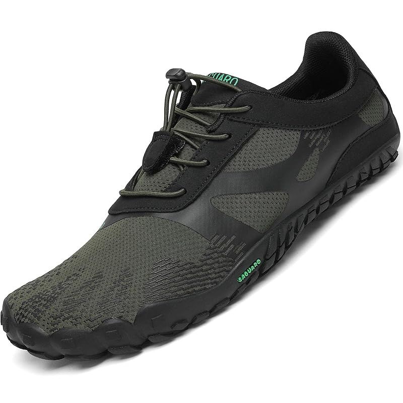 【在庫セール】[SAGUARO] ベアフット ランニングシューズ ポータブル フィットネスシューズ 柔軟 超軽量 通気性 29.0 cm,グリーン 1