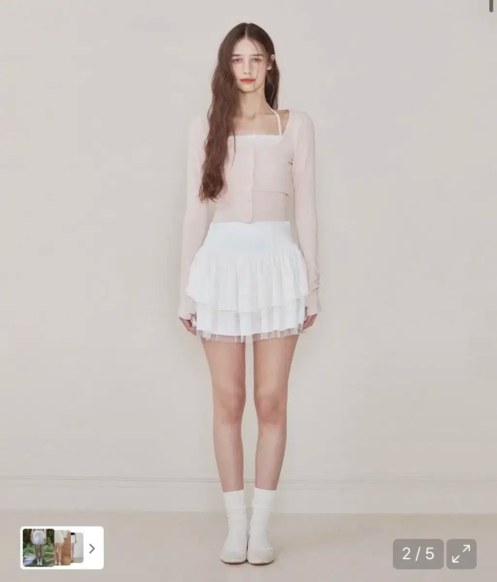 ノットユアローズ S チュールスカート アイボリー