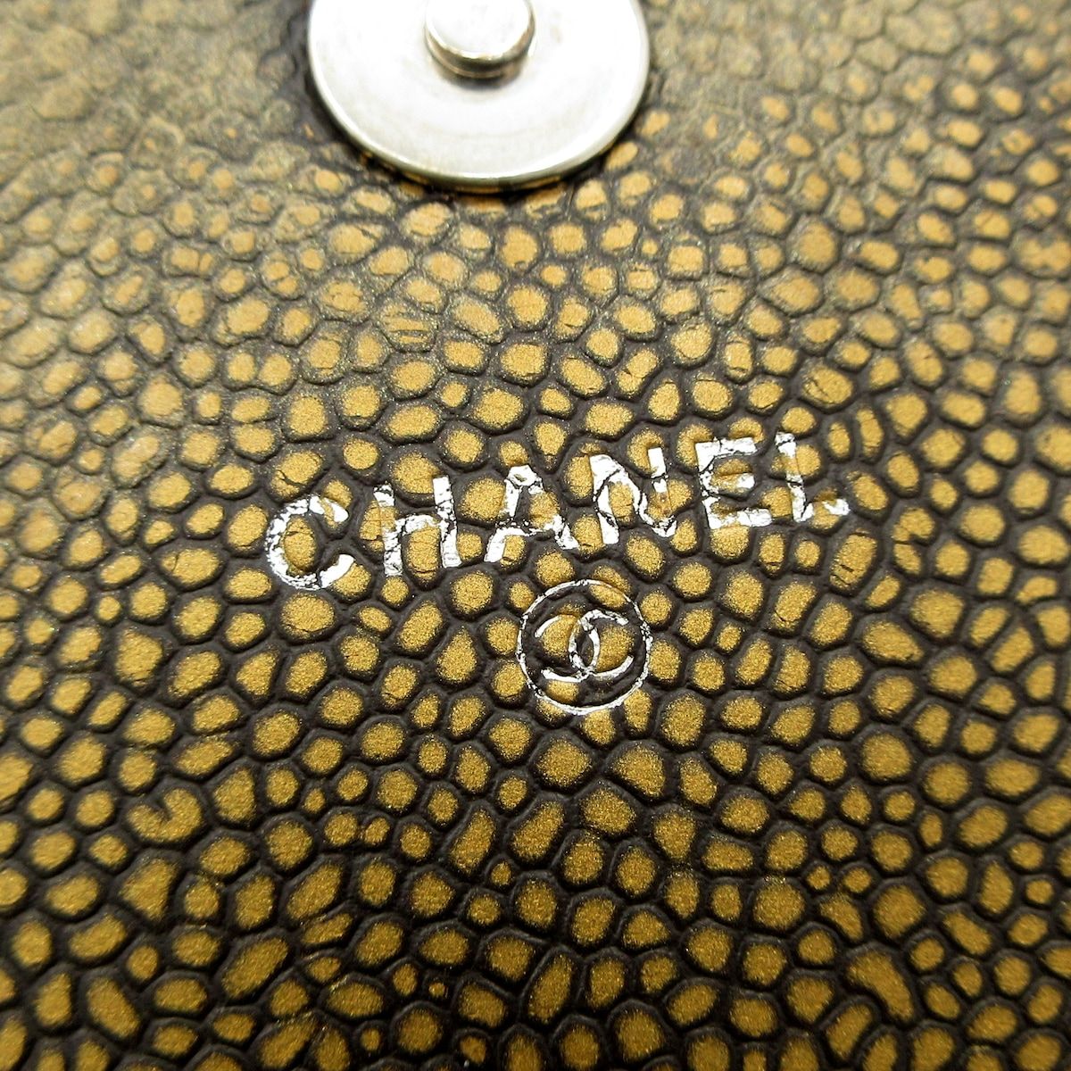 CHANEL(シャネル) 財布 ハーフムーン ゴールド×黒 チェーンウォレット  
