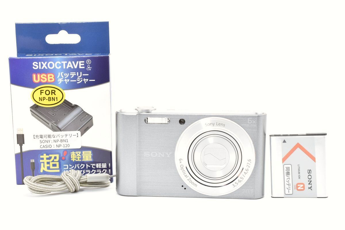 |SONY Cyber-shot W810 光学6倍 シルバー ソニー デジタルカメラ |Y038