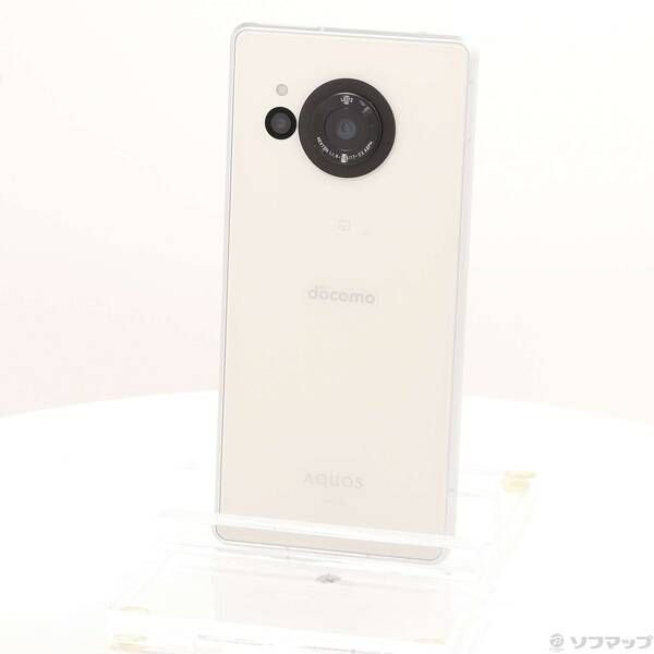 中古品〕 AQUOS R8 256GB クリーム SH-52D docomo SIMフリー【349