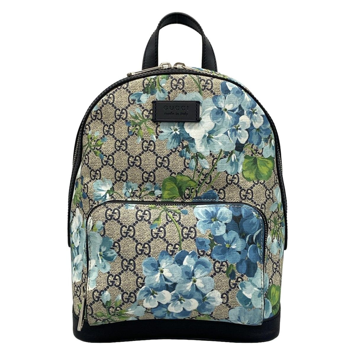 GUCCI グッチ リュックサック GGブルームス 546327 ベージュ×ネイビー×マルチ レザー