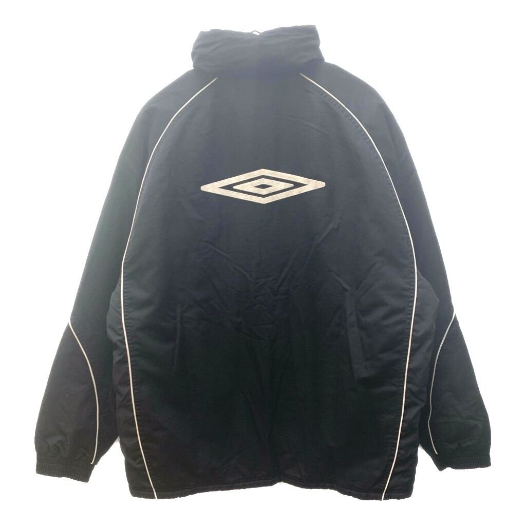 00年代 umbro アンブロ プルオーバージャケット スポーツ ブラック メンズ M 古着 V3667 MERCADOAVALIA_COM_BR