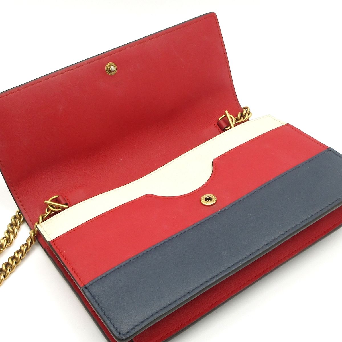 アイボリー×レッド×ネイビー