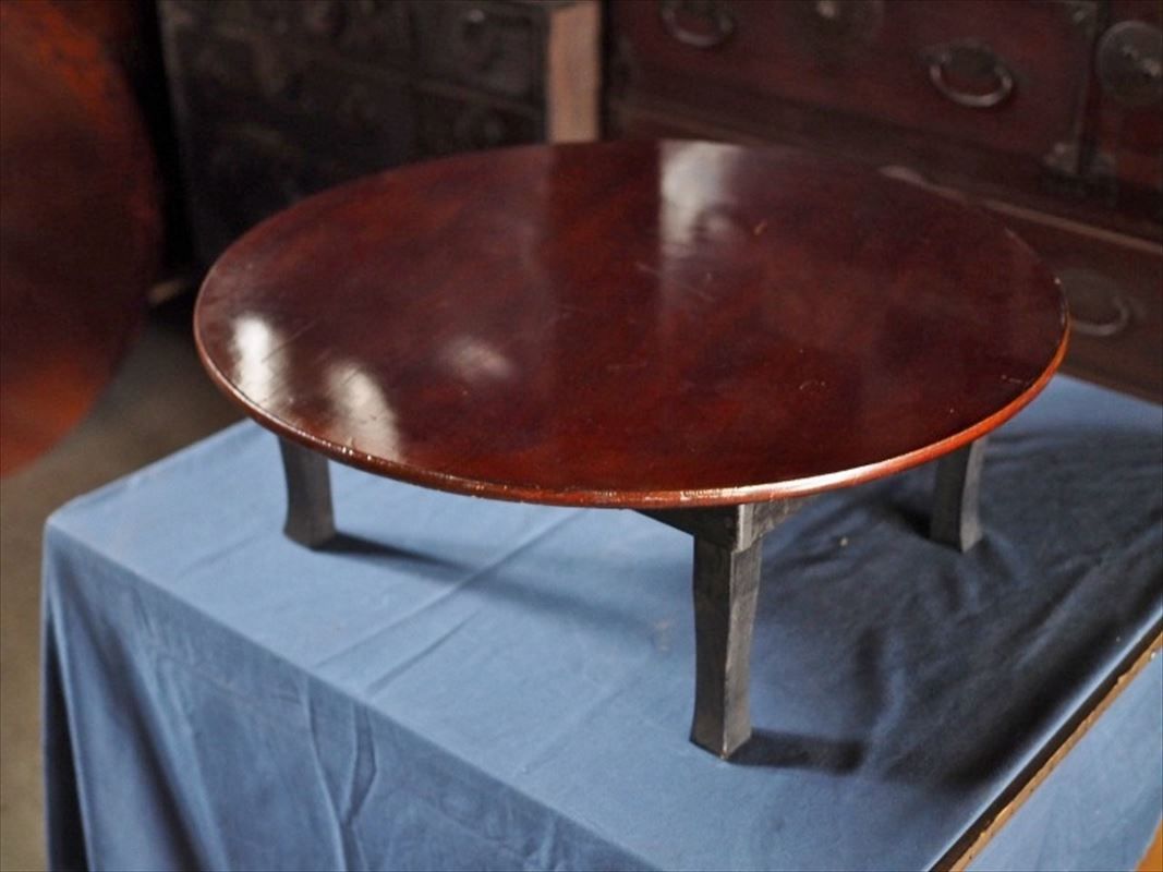 昭和レトロ折畳ちゃぶ台 ローテーブル 昭和前期 古録展 品番F 4267